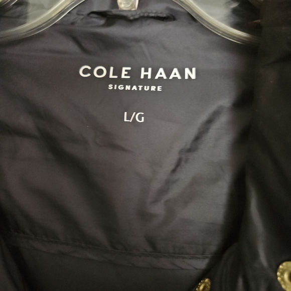Cole Haan Black Puffer Jacket - Picture 2 of 4